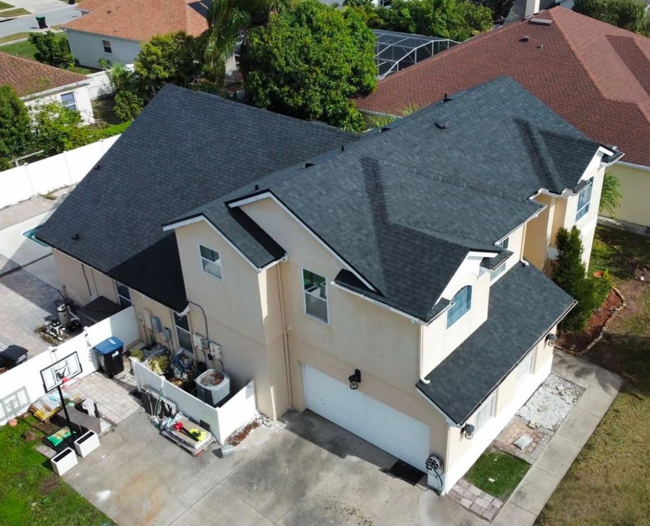 shingle roof back